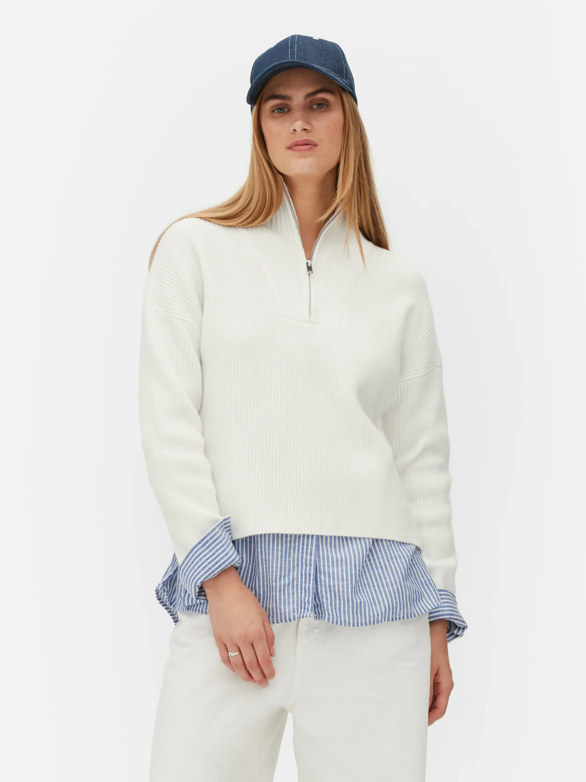 Camisola Malha 1/2 Fecho Correr