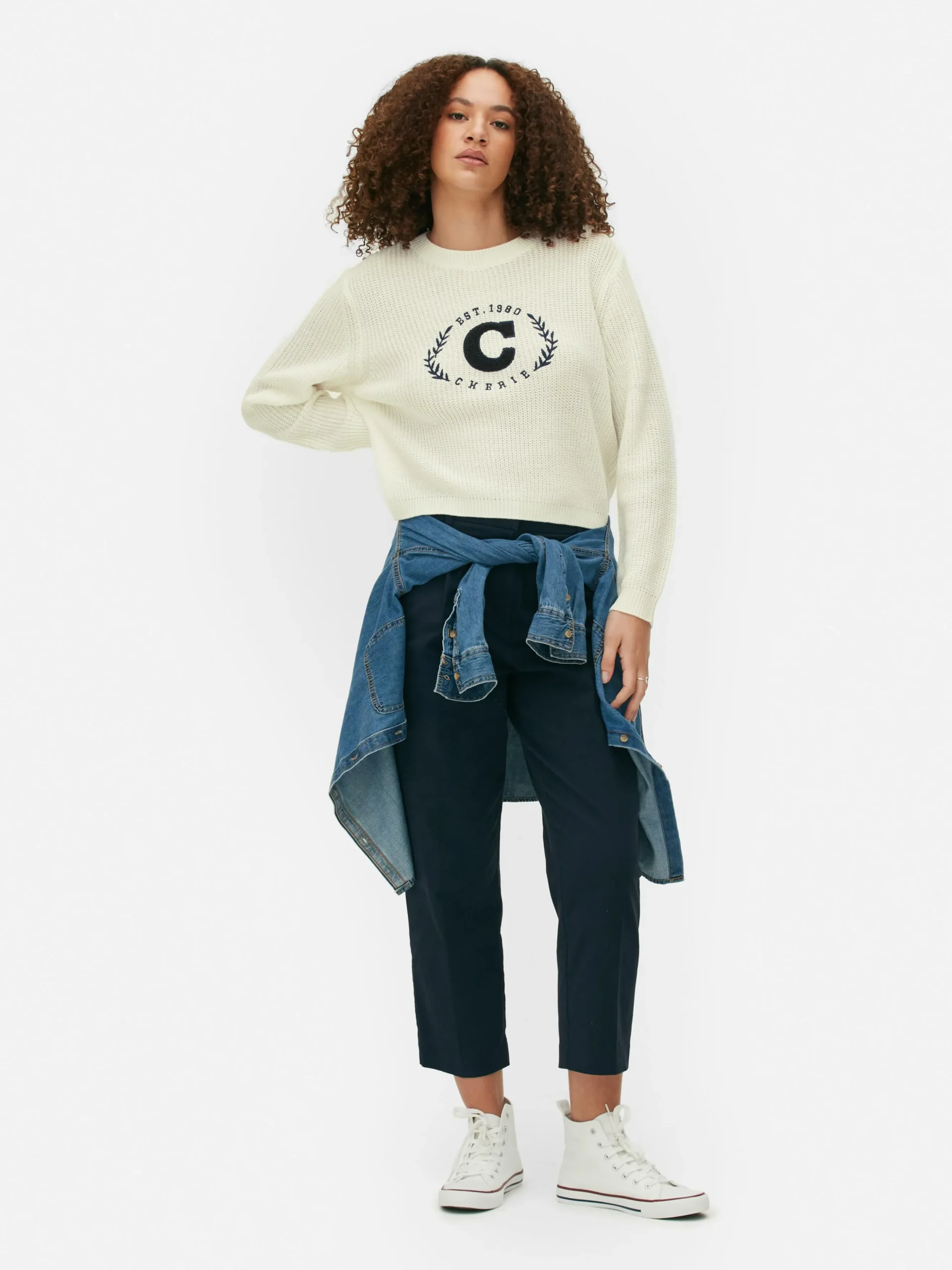 Camisola Malha Bordado