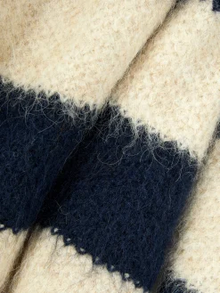 Camisola Malha Felpuda Riscas Rita Ora