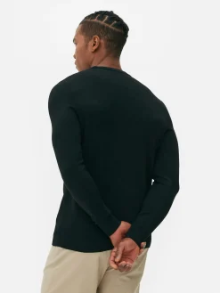 Camisola Malha Fina Gola Redonda