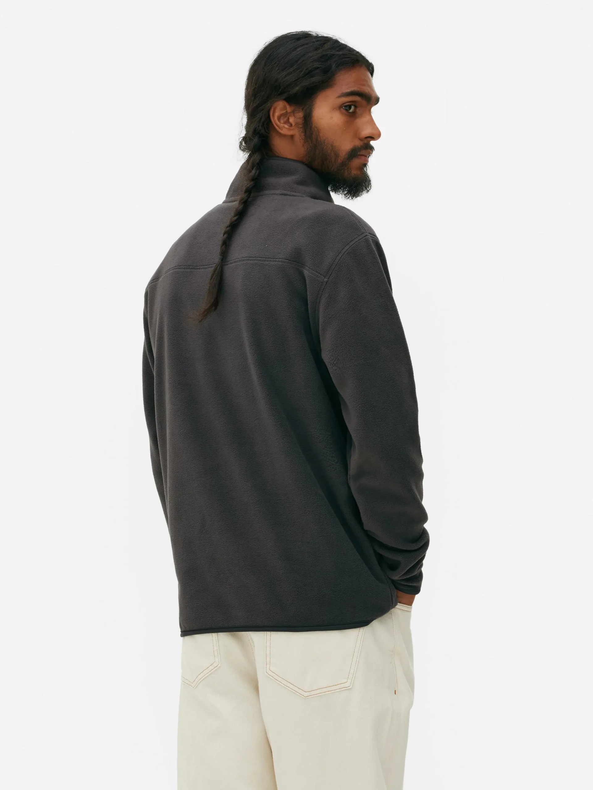 Camisola Malha Polar 1/2 Fecho Correr