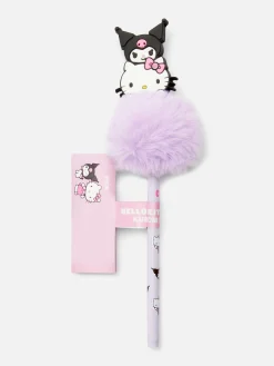 Caneta Pompom Hello Kitty/Kuromi