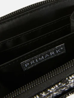 Carteira Fecho Correr Texturado Bouclé