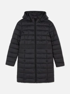 Casaco Acolchoado Comprido Superleve