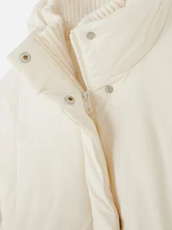 Casaco Acolchoado Gola Funil