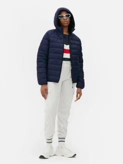 Casaco Capuz Acolchoado Essencial