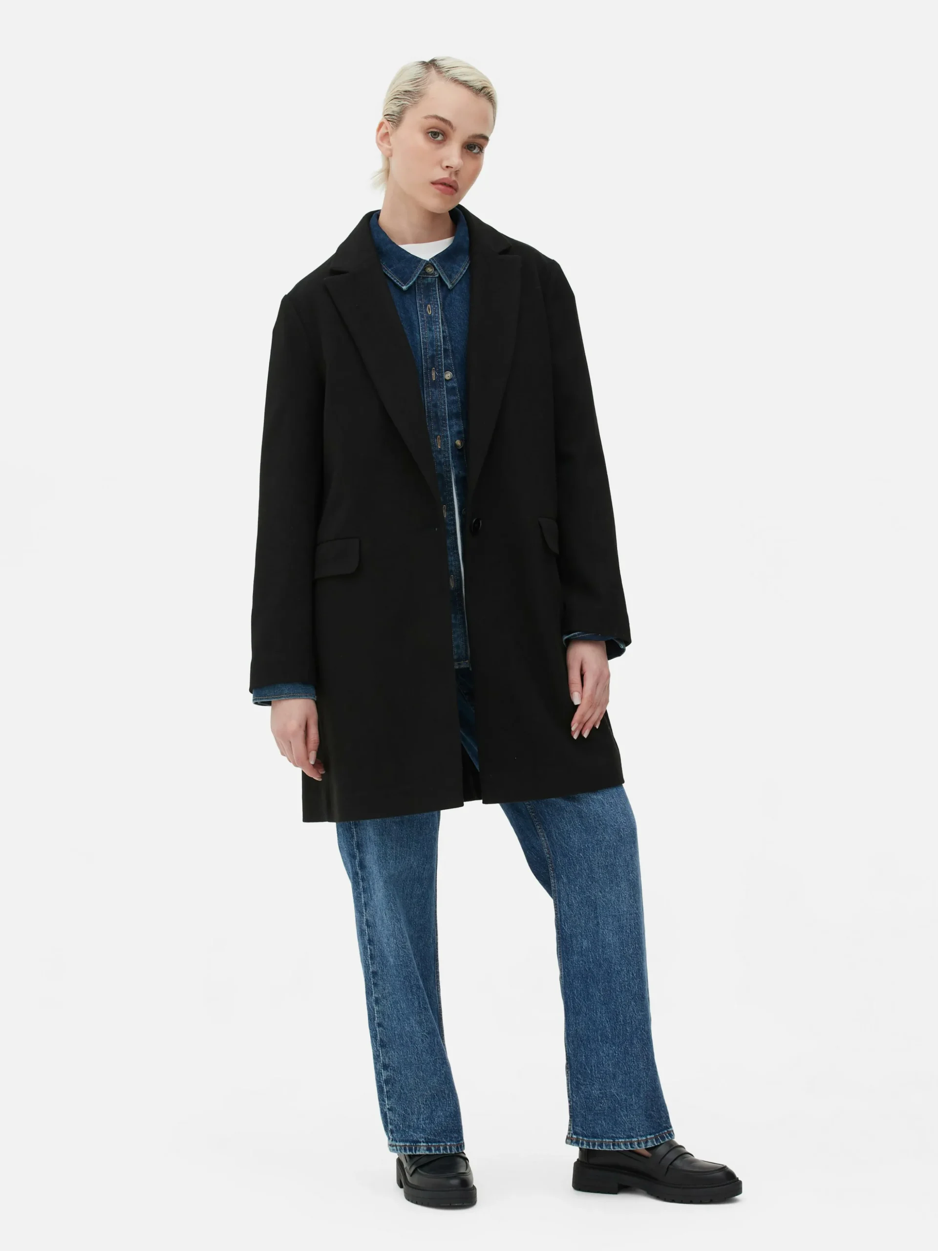 Casaco Clássico Botão único