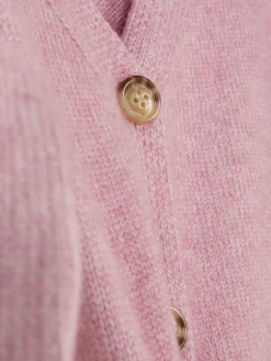 Casaco Malha Bainha Enrolada