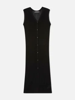 Casaco Malha Comprido S/ Mangas