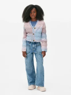 Casaco Malha Geométrica Ombré