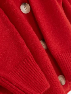 Casaco Malha Gola Redonda Botões