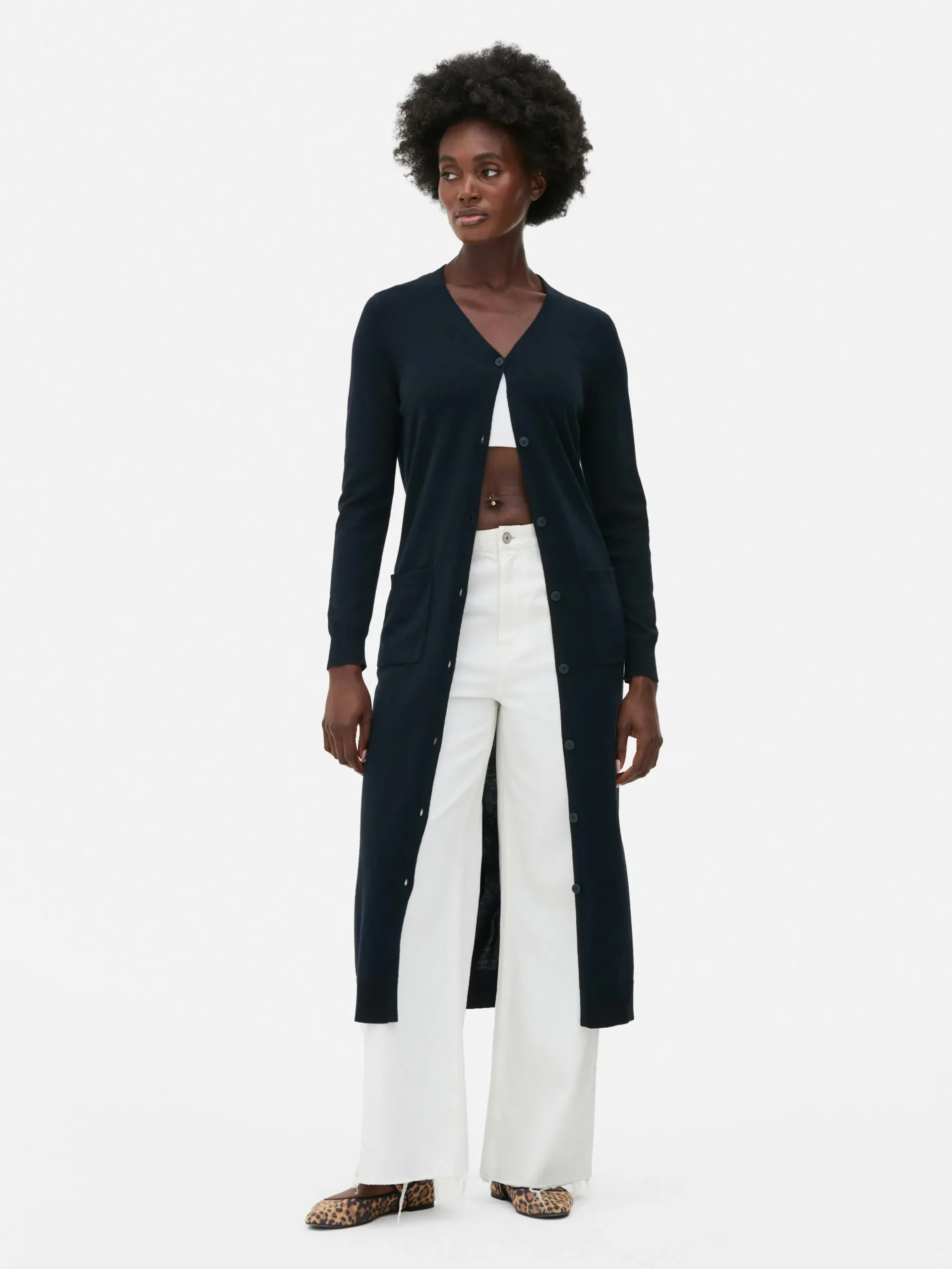 Casaco Malha Maxi Botões