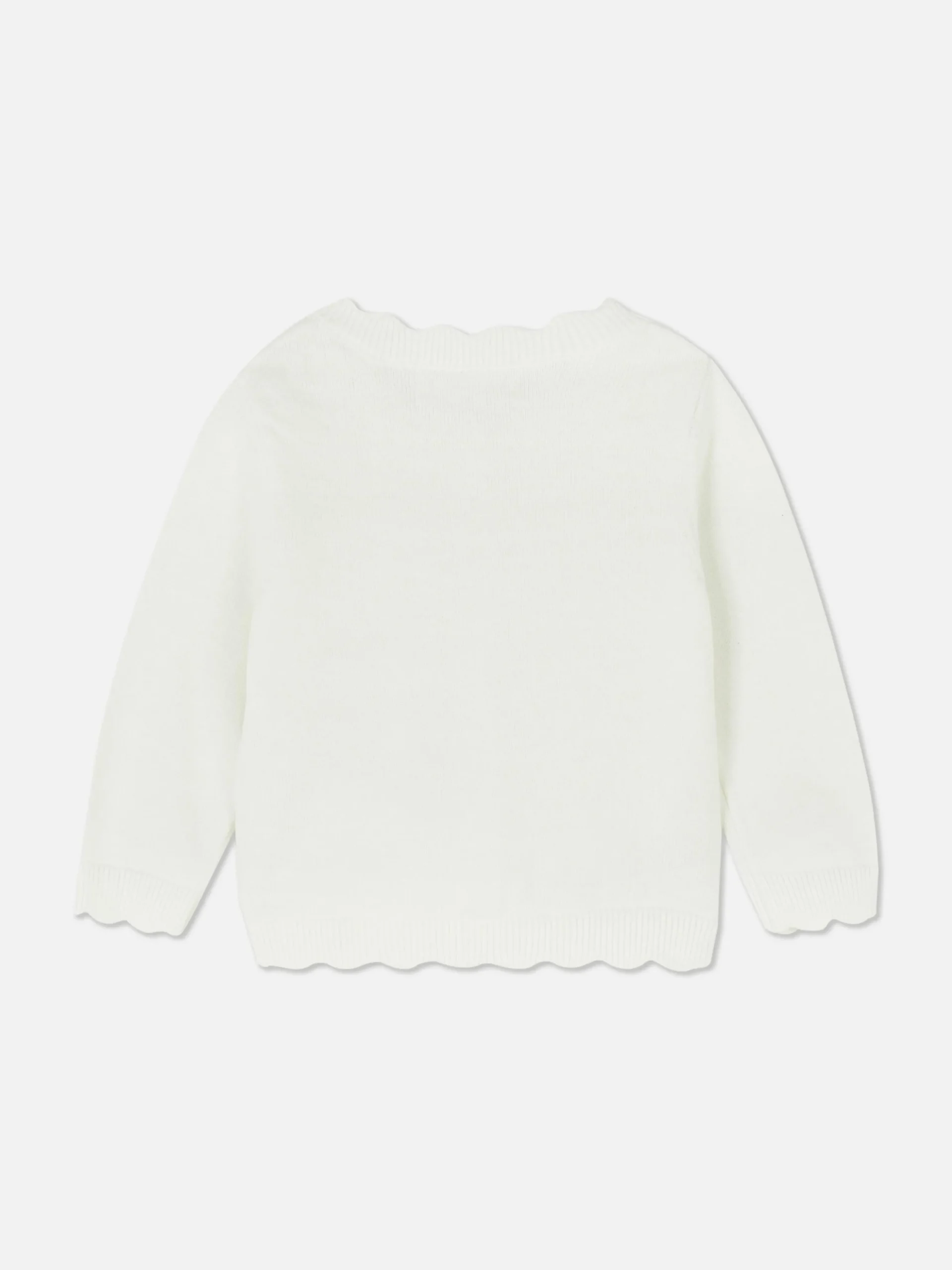 Casaco Malha Rebordo Recortado