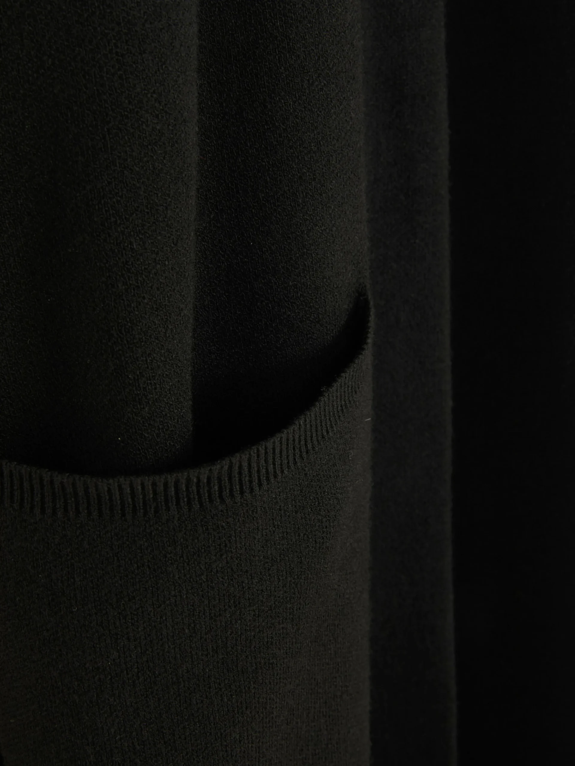 Casaco Malha S/ Botões Comprido