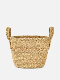 Cesto Entrançado Alça Dupla