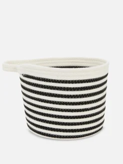 Cesto Pendurar Parede Riscas