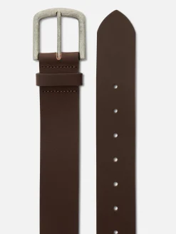 Cinto Pele Fivela Quadrada