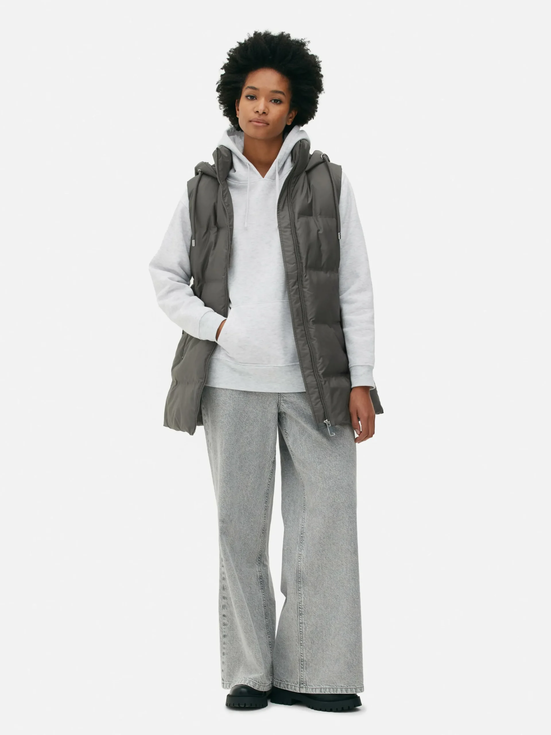 Colete Capuz Acolchoado