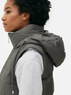 Colete Capuz Acolchoado