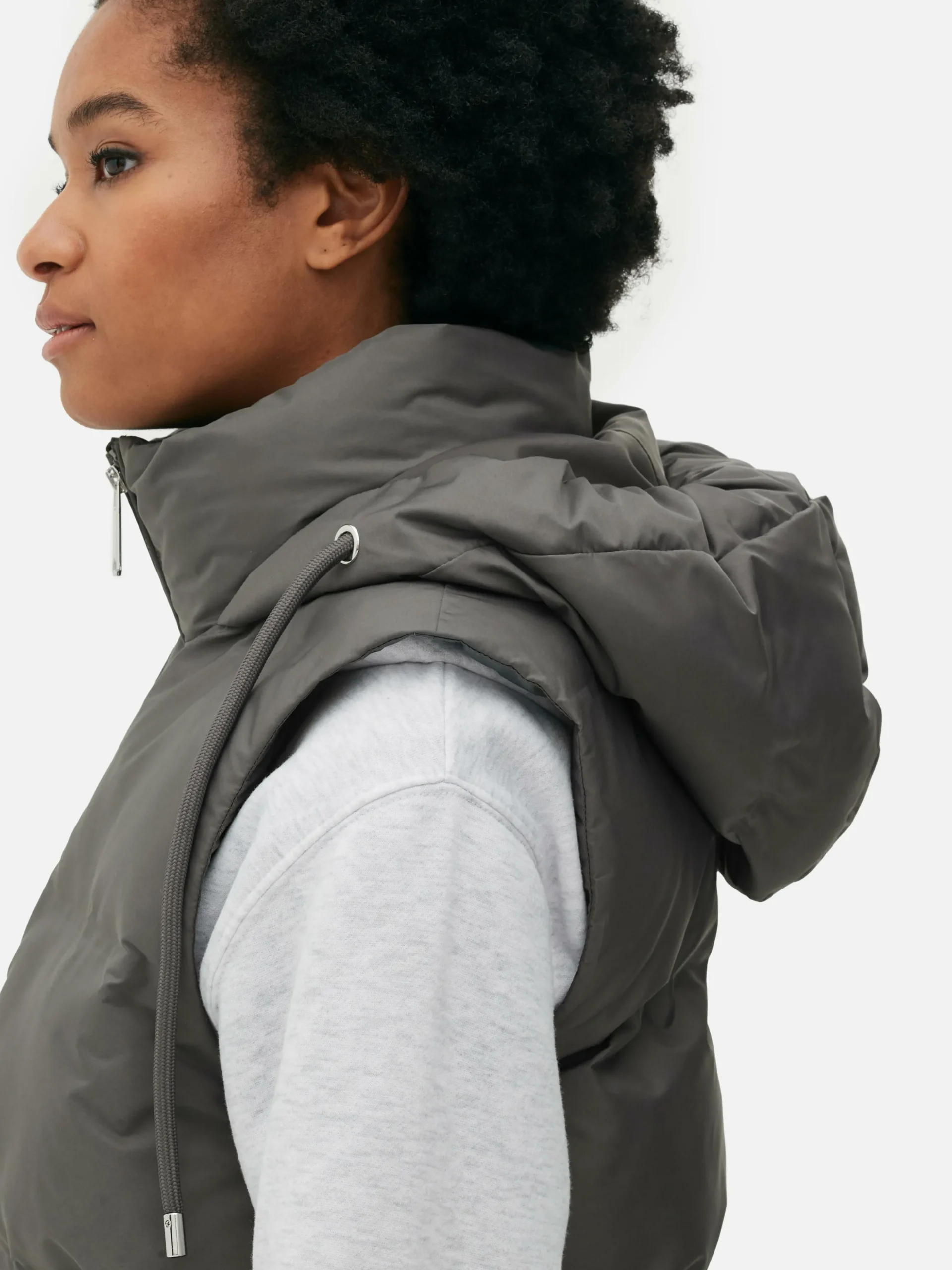 Colete Capuz Acolchoado