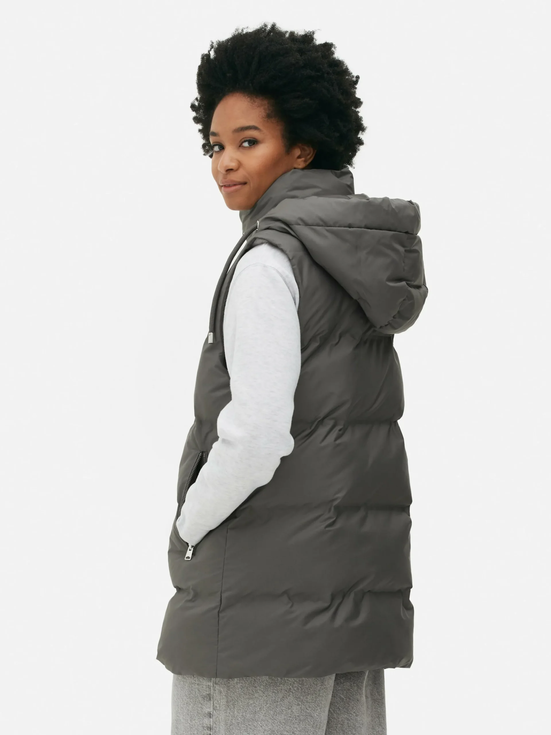 Colete Capuz Acolchoado