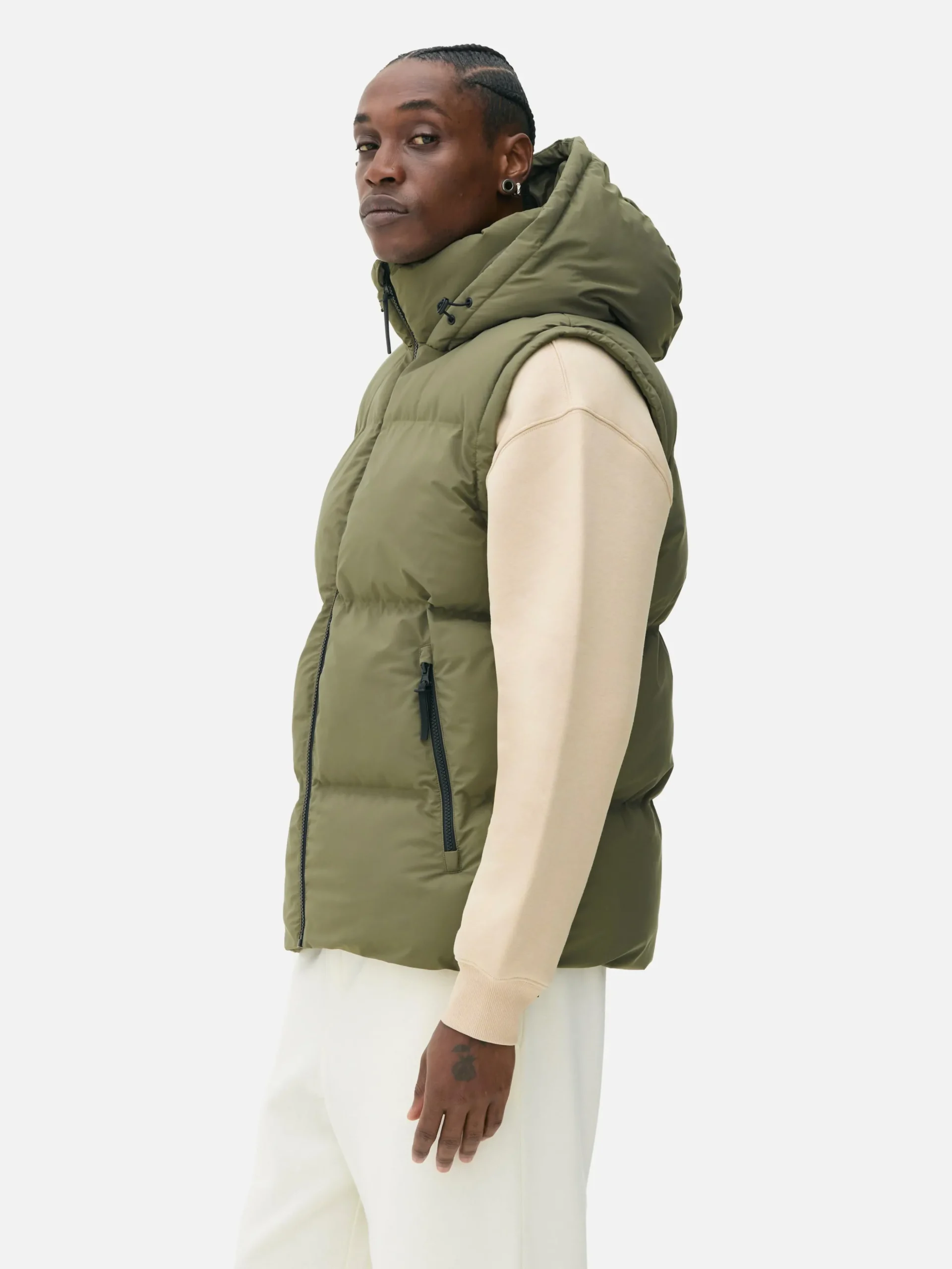 Colete Capuz Acolchoado