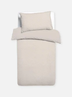 Conj. Capa Edredão Solteiro Padrão Chevron Pinsonic