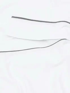 Conj. Capa Edredão Tamanho King Contraste Branco