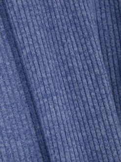 Conj. Coord. Top Manga Comprida Canelado/leggings