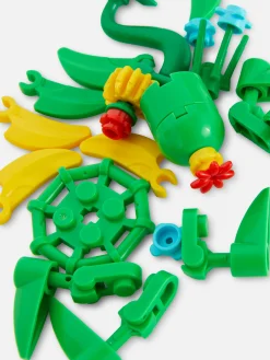 Conjunto Blocos Construção Planta Suculenta