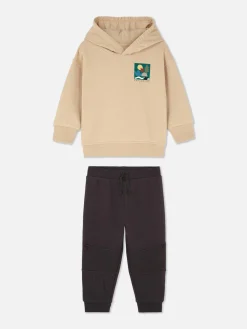 Conjunto Camisola Capuz/calças Treino