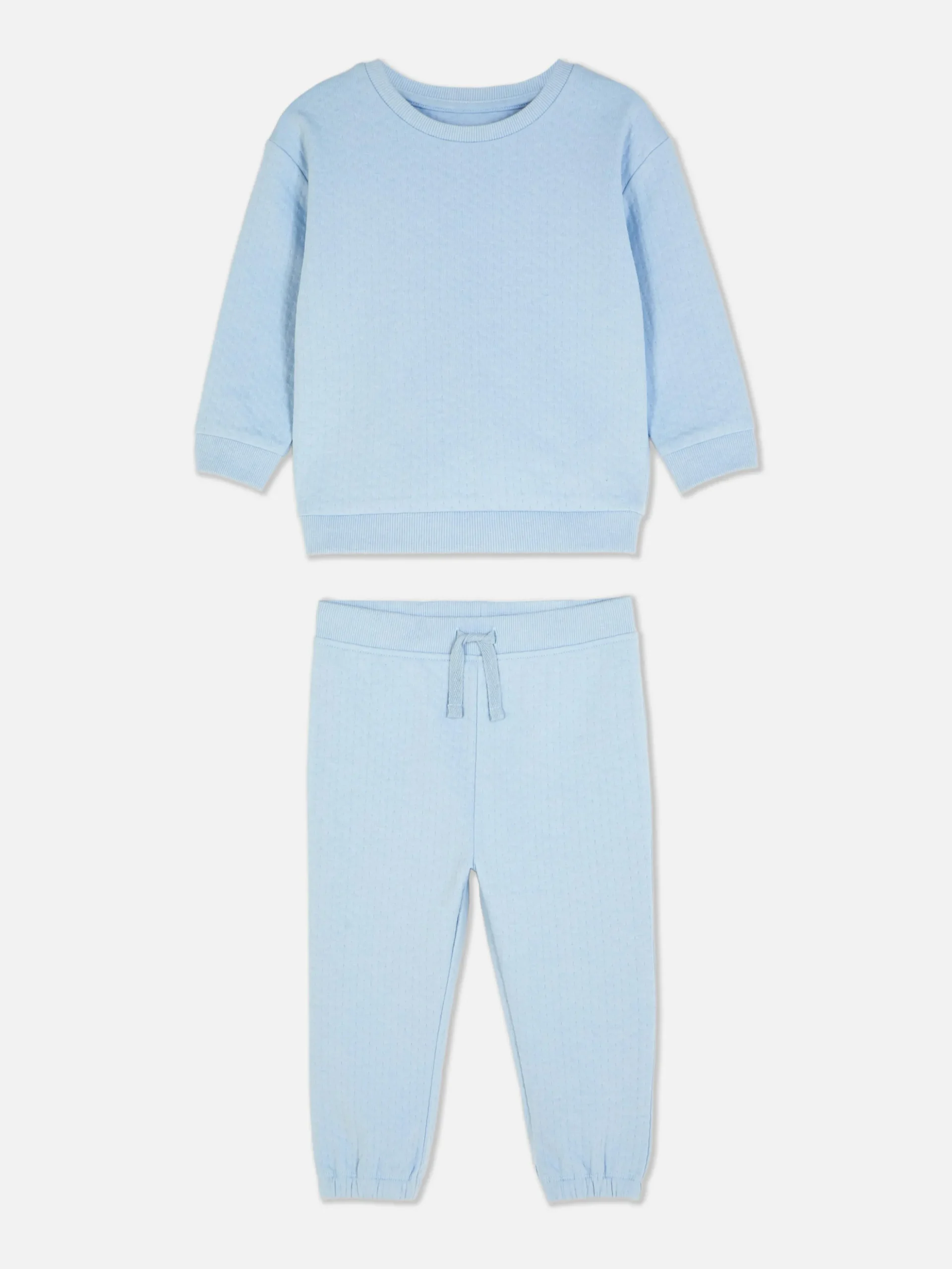 Conjunto Camisola/calças Treino Texturadas