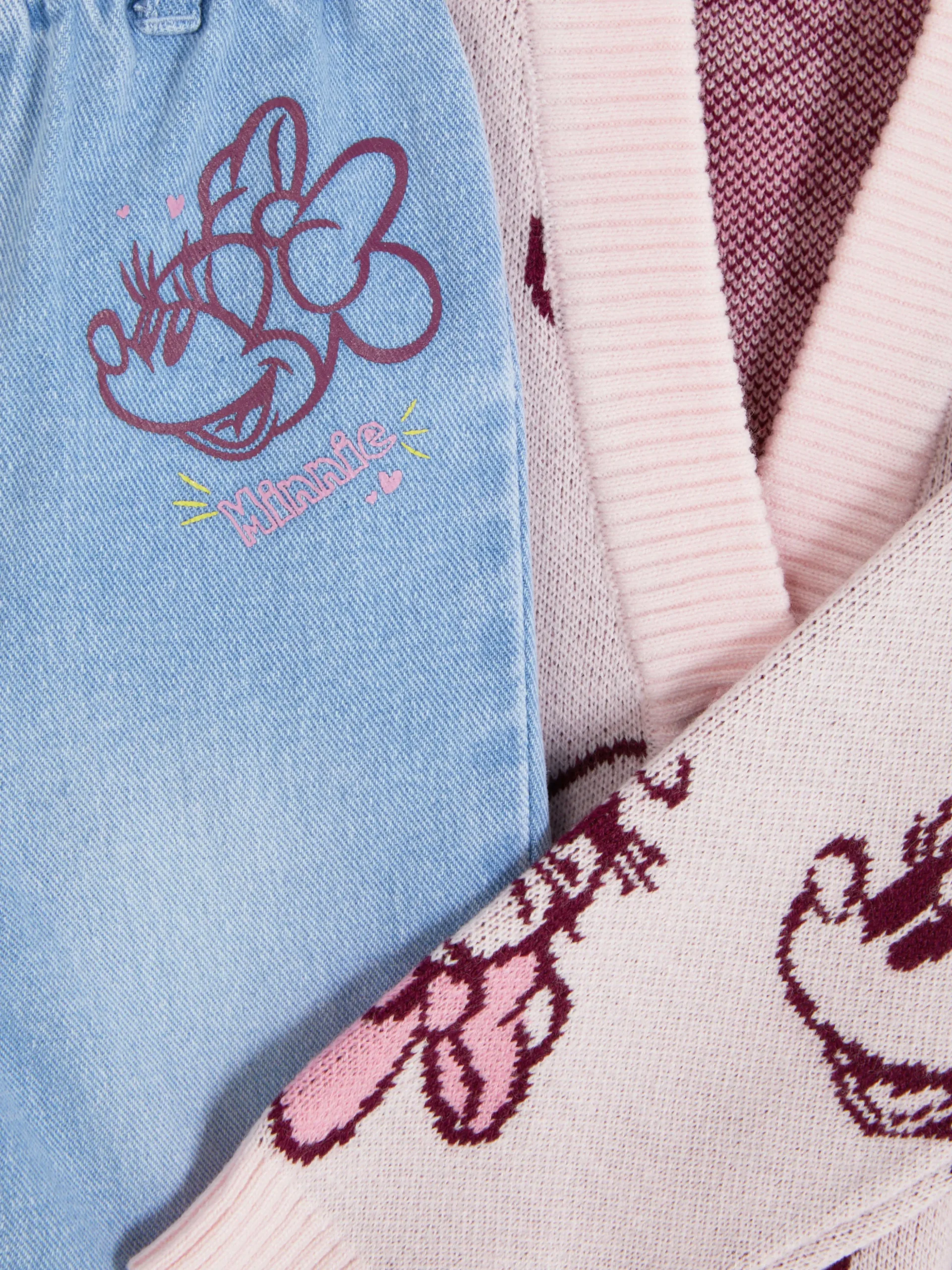 Conjunto Casaco Malha/calças Ganga Paperbag Disney Minnie Mouse