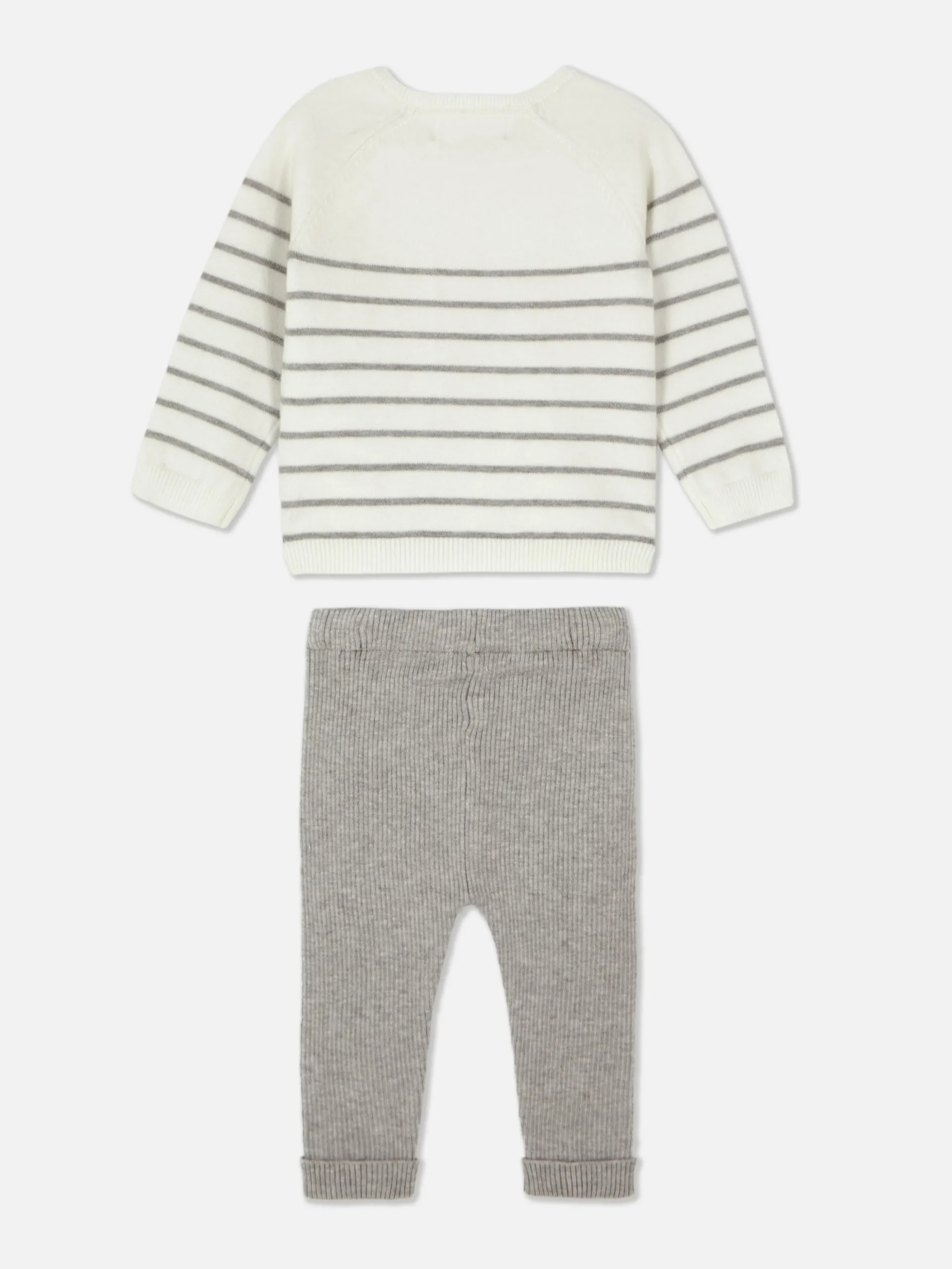 Conjunto Coordenado Camisola E Leggings Riscas