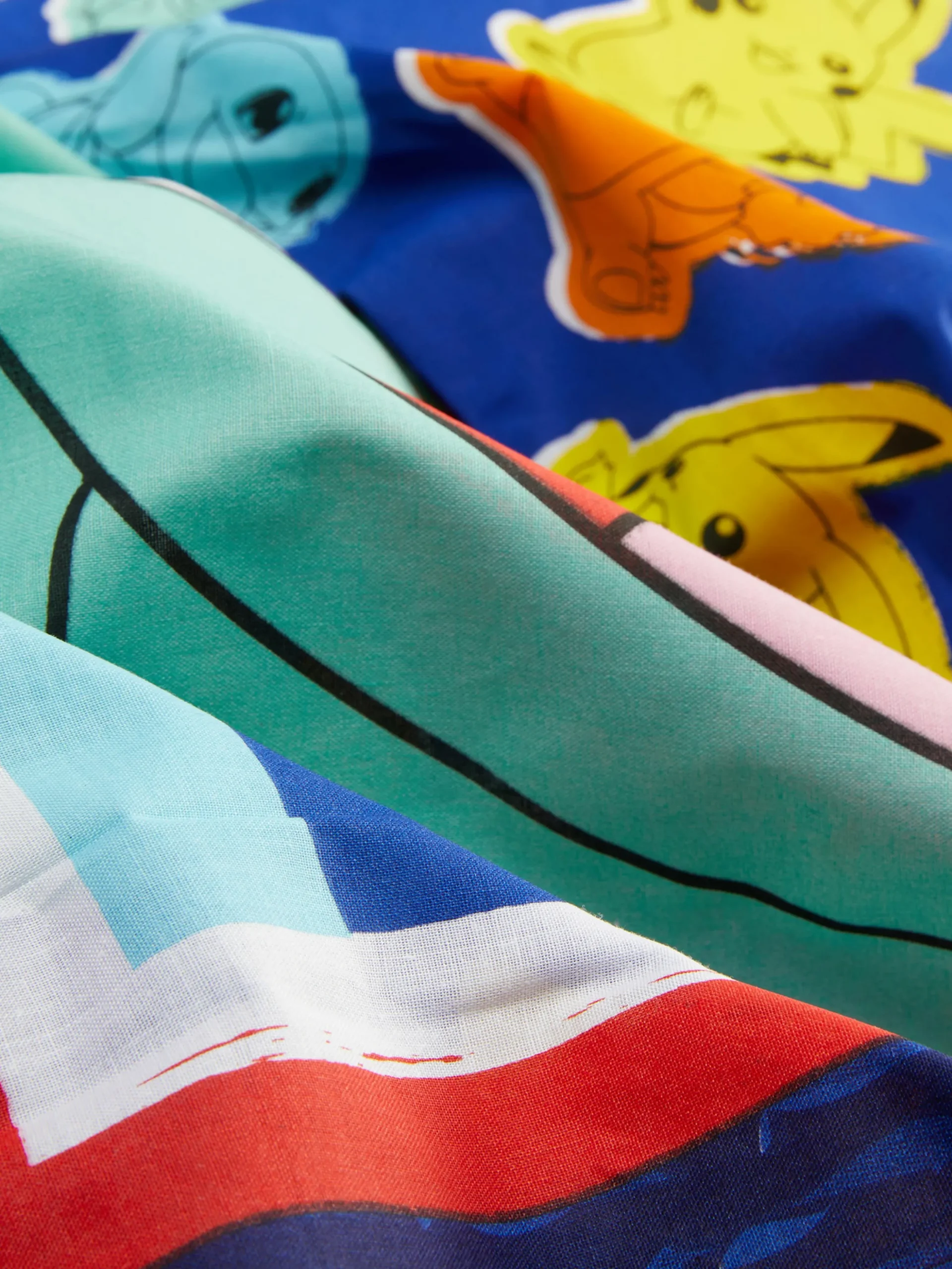 Conjunto Edredão Casal Personagens Pokémon