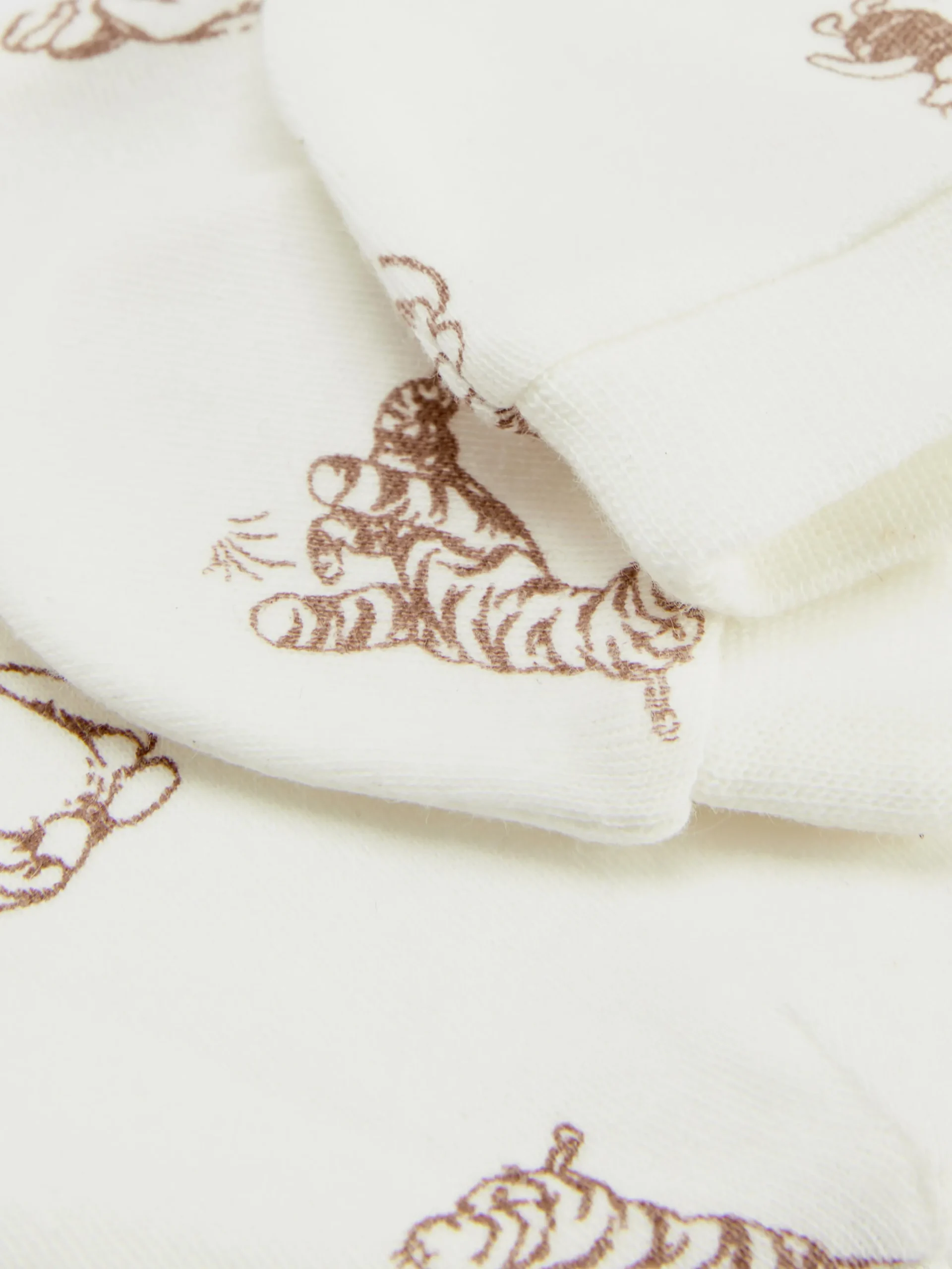 Conjunto Luvas S/ Dedos/chapéu Prematuro Disney Winnie The Pooh