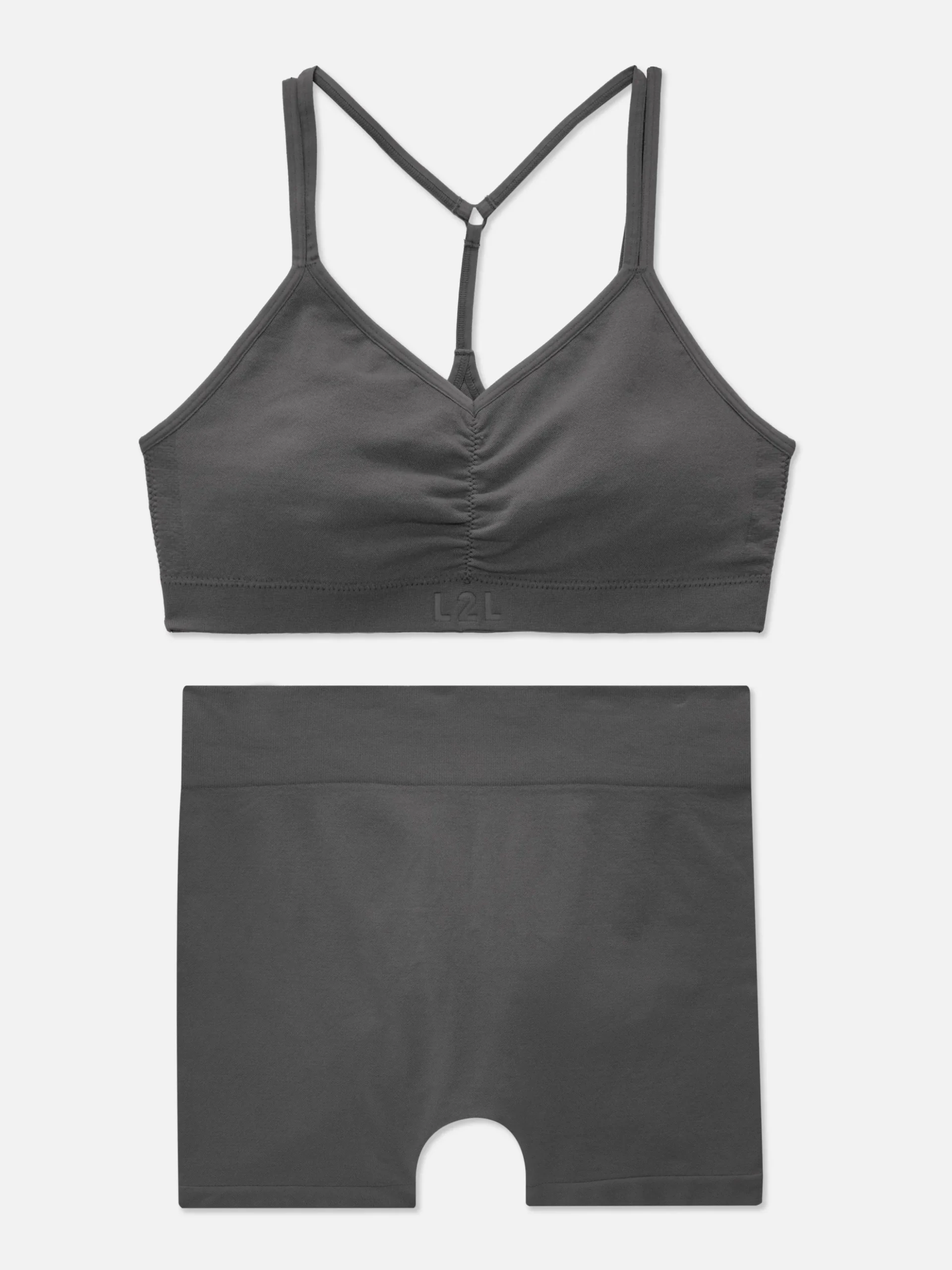 Conjunto Sutiã Bralette/calções S/ Costuras