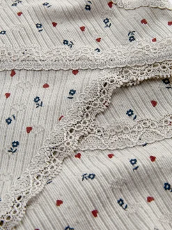 Conjunto Top Alças/tanga Malha Geométrica S/ Costuras