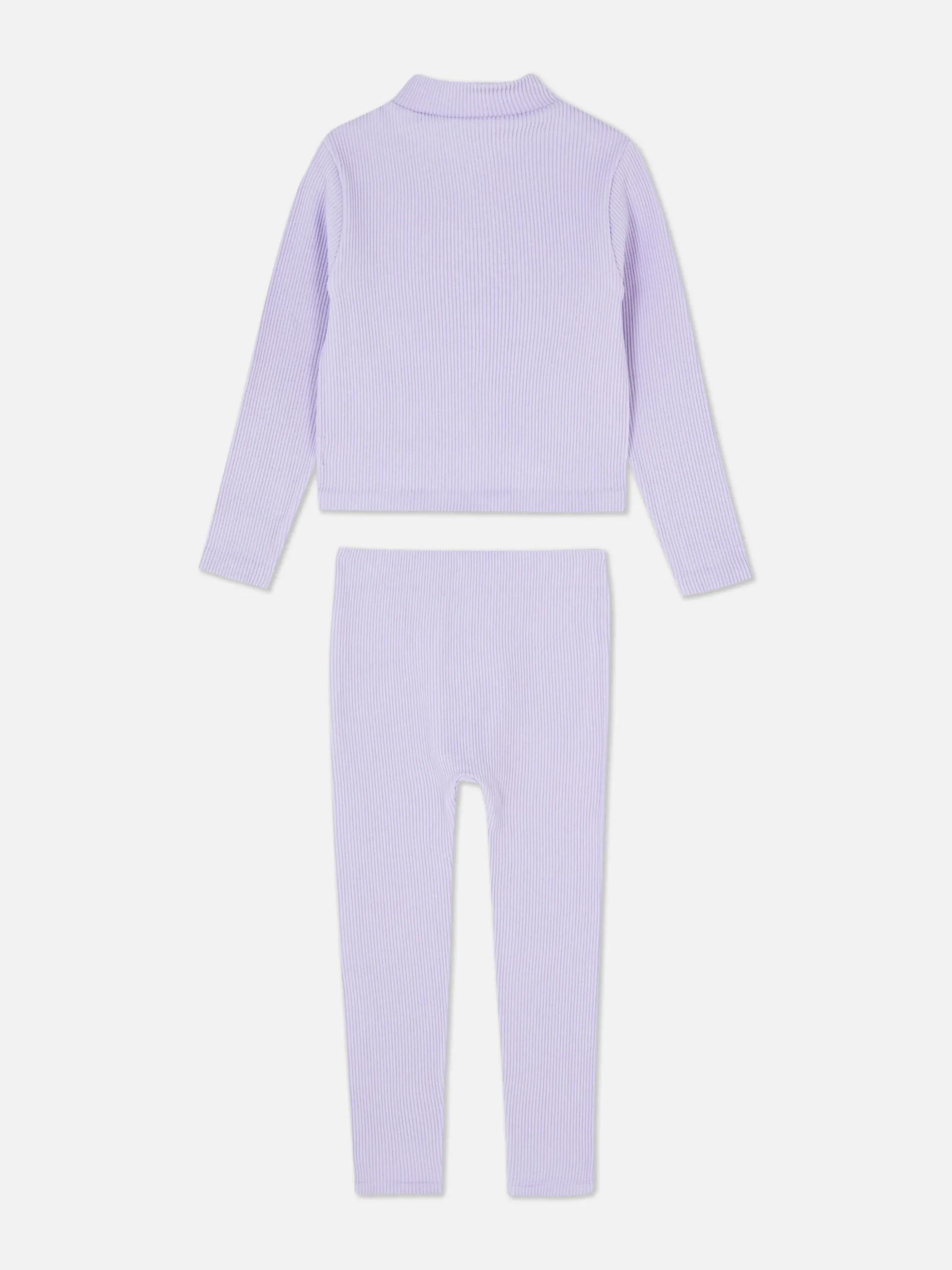 Conjunto Top Canelado S/ Costuras/leggings