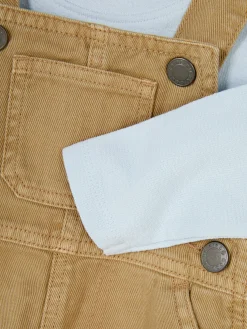 Conjunto T-shirt Manga Comprida/jardineiras