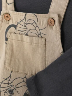 Conjunto T-shirt/jardineiras Disney O Rei Leão 30.º Aniversário