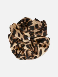 Elástico Cabelo Estampado Leopardo Tamanho Jumbo