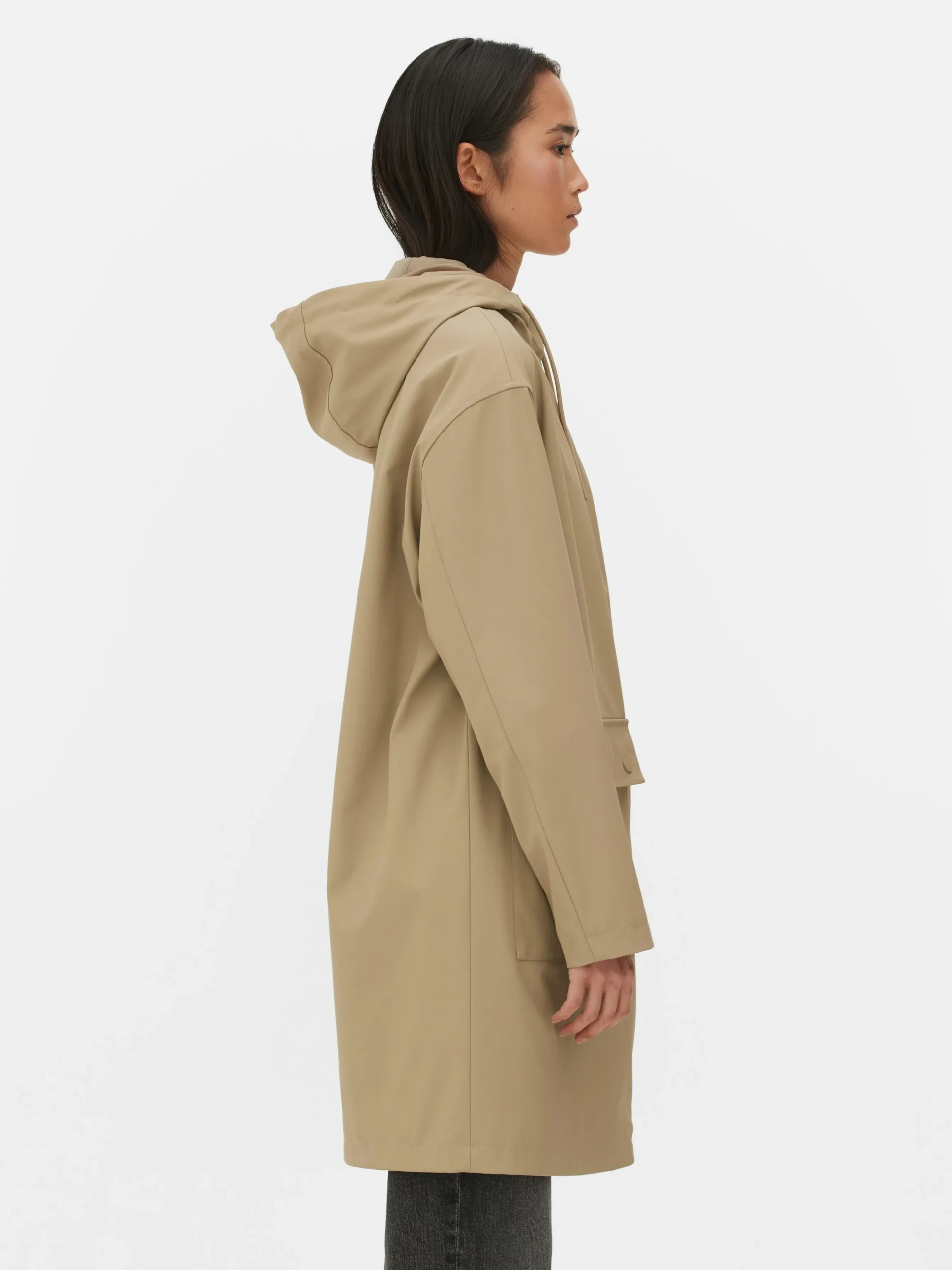 Gabardine Capuz Revestimento Borracha