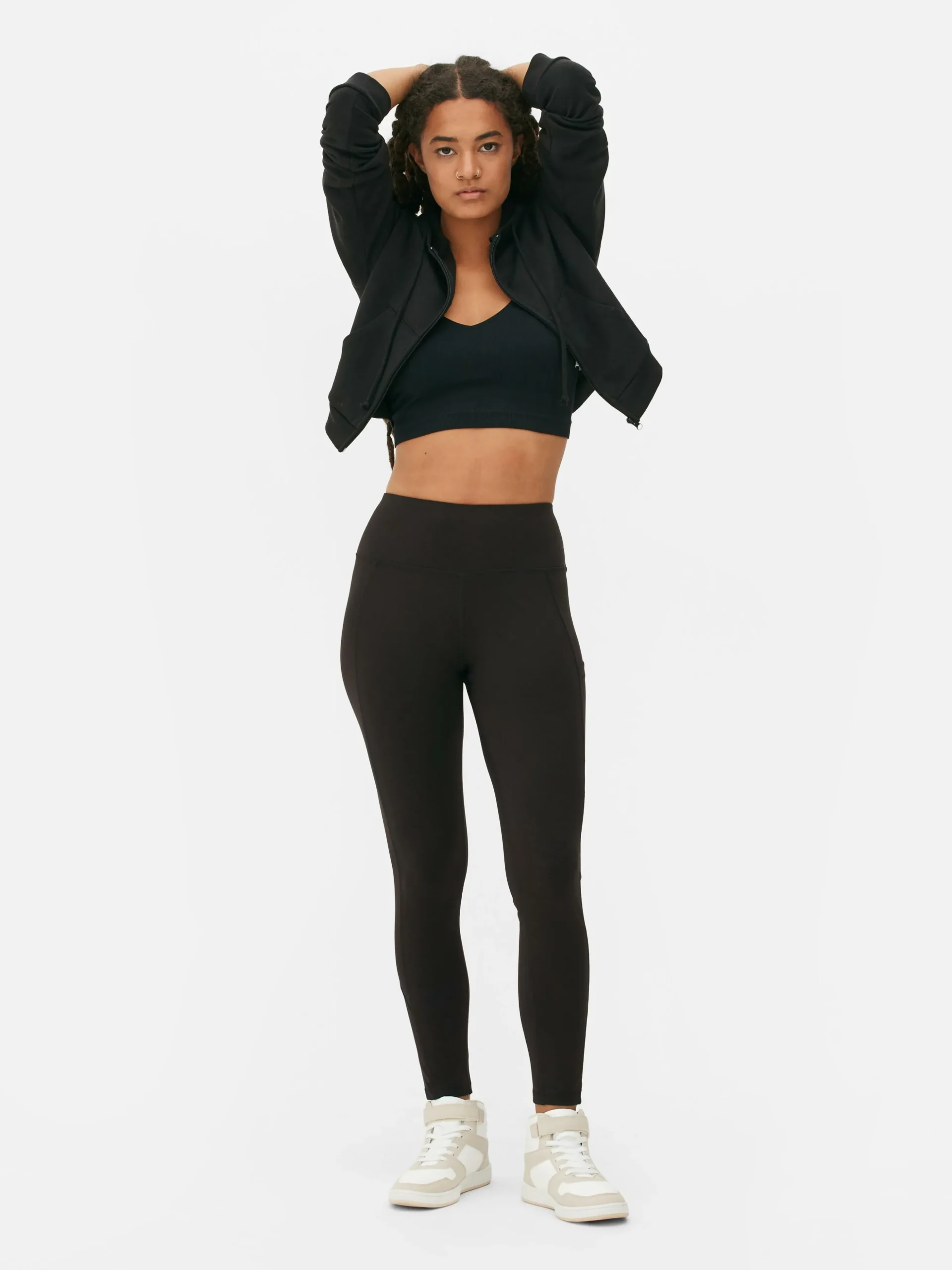 Leggings Modeladoras Cintura Subida Desempenho