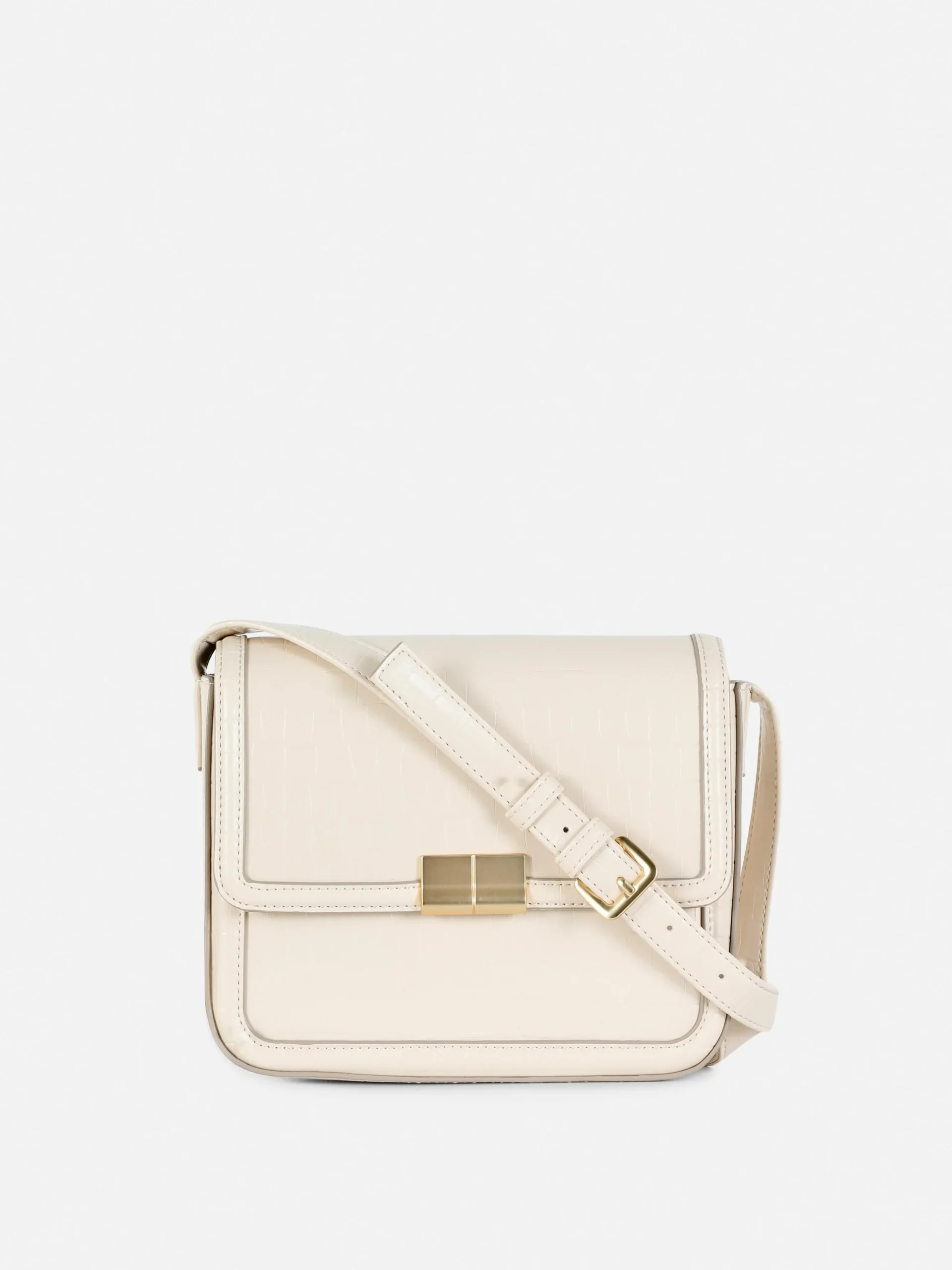 Mala Tiracolo Imitação Crocodilo