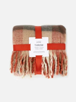 Manta Escovada Xadrez