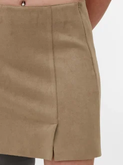 Minissaia Imitação Camurça