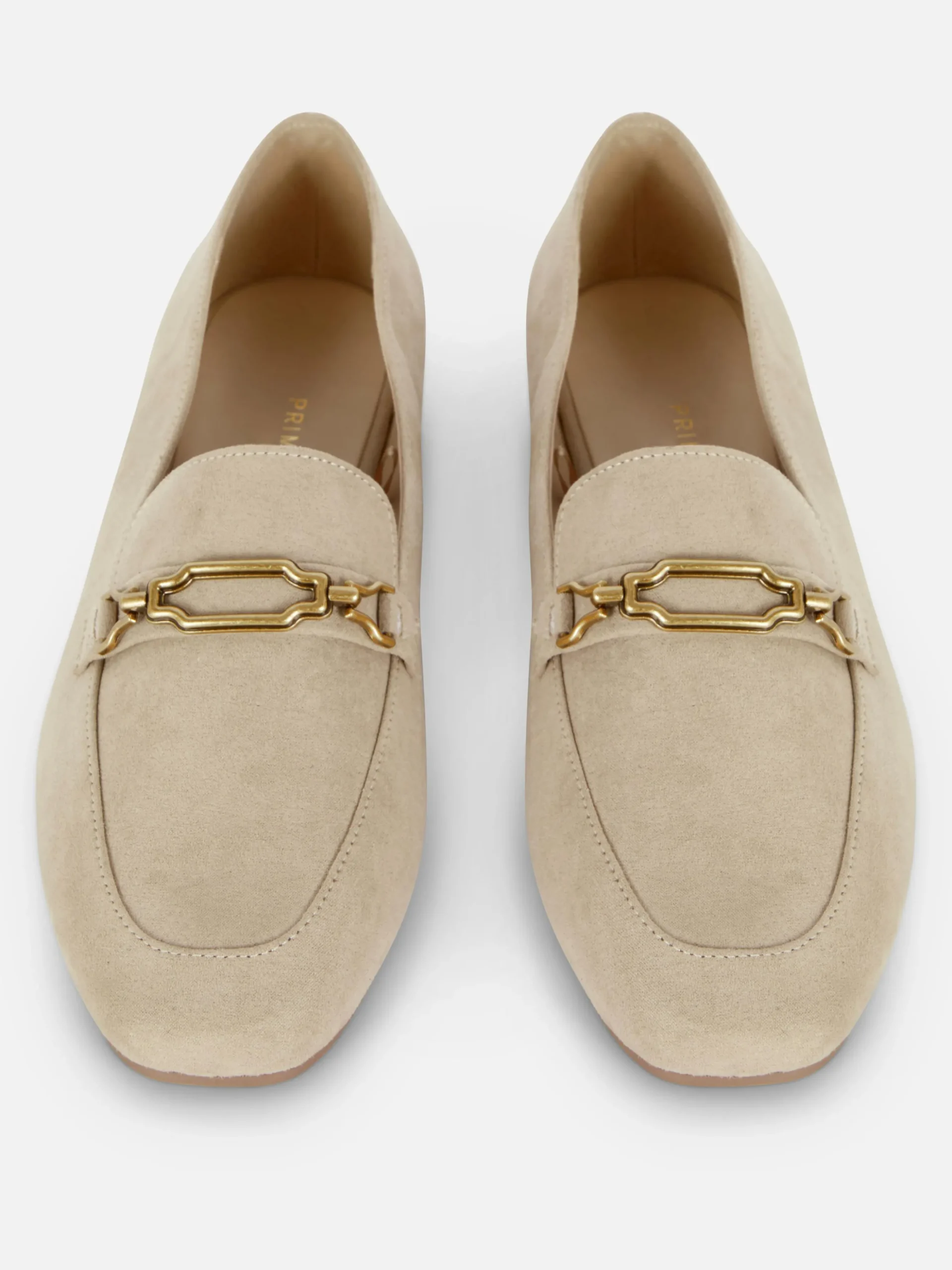 Mocassins Detalhe Corrente Ajuste Largo