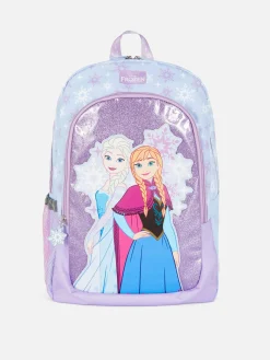 Mochila Escolar Com Brilho Disney Frozen