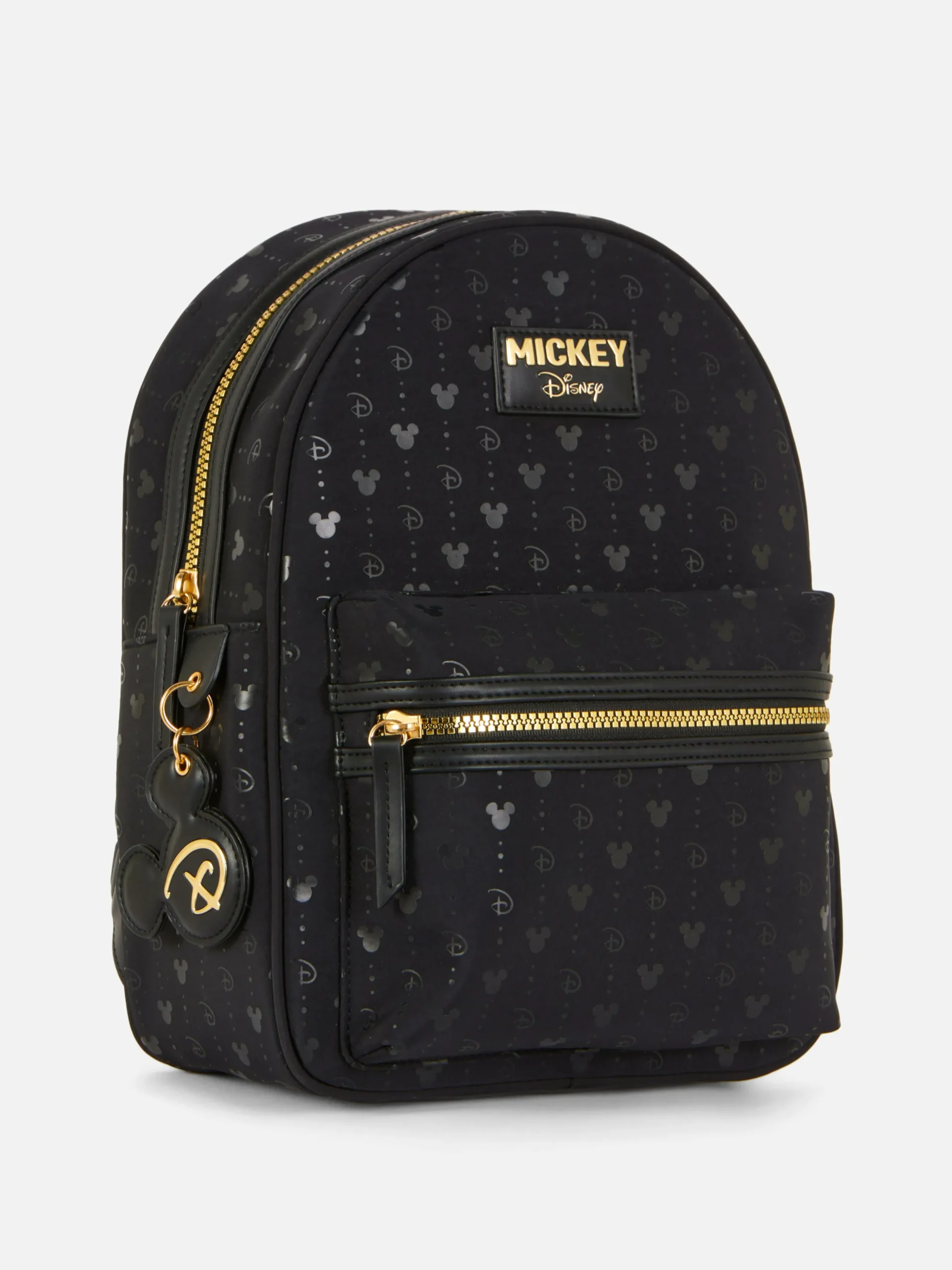 Mochila Monograma Disney Mickey Mouse Dourada